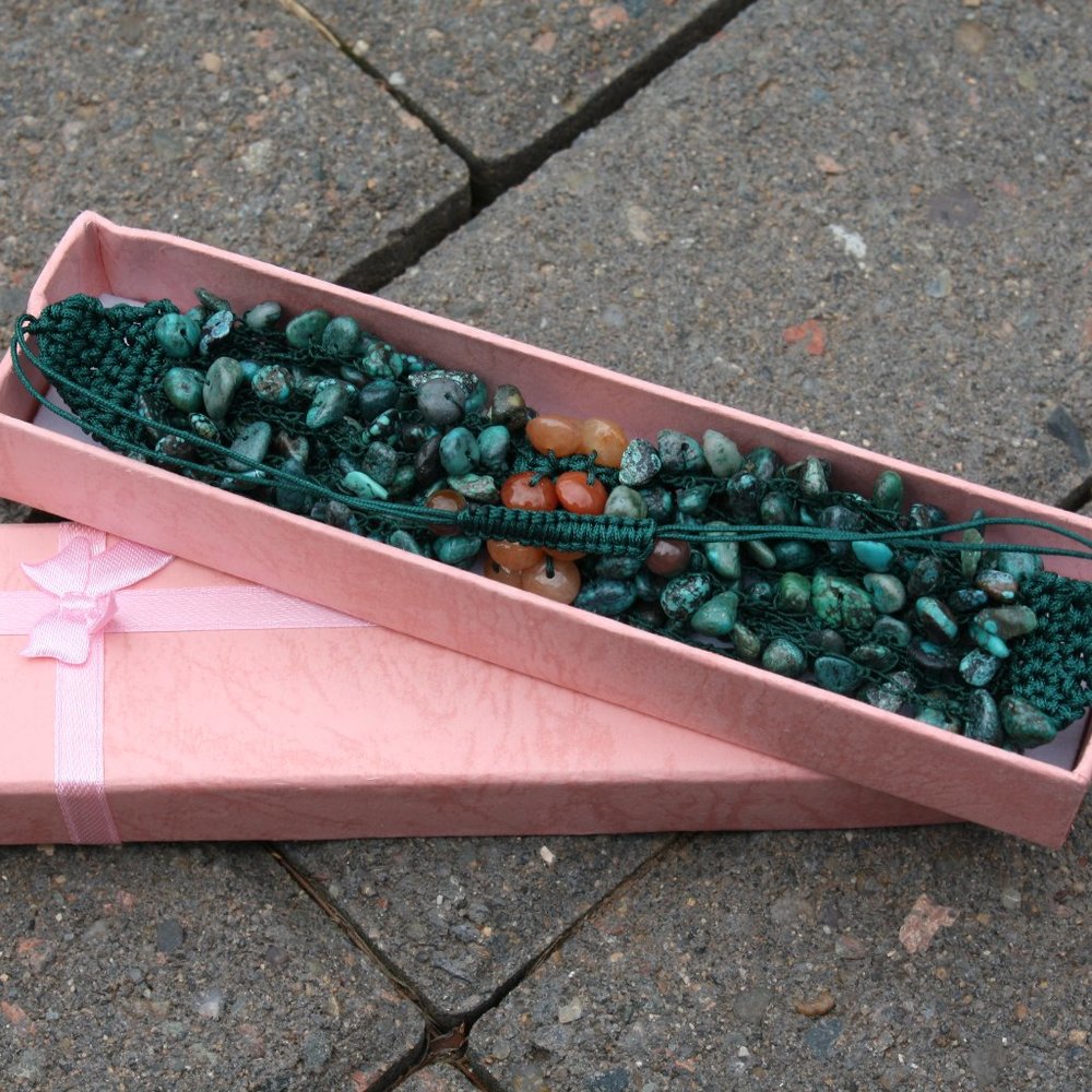 Semi-Precious Turquoise Stone Bracelet